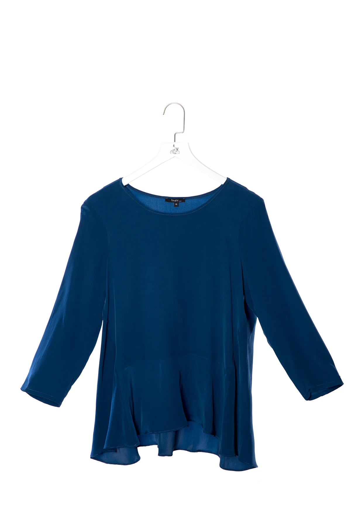 Toupy | Acker Ruffled Top - Asymmetric Cotton Poplin - Image 11