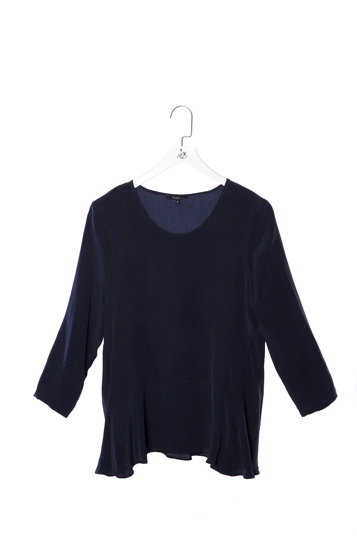 Toupy | Acker Ruffled Top - Asymmetric Cotton Poplin - Image 9
