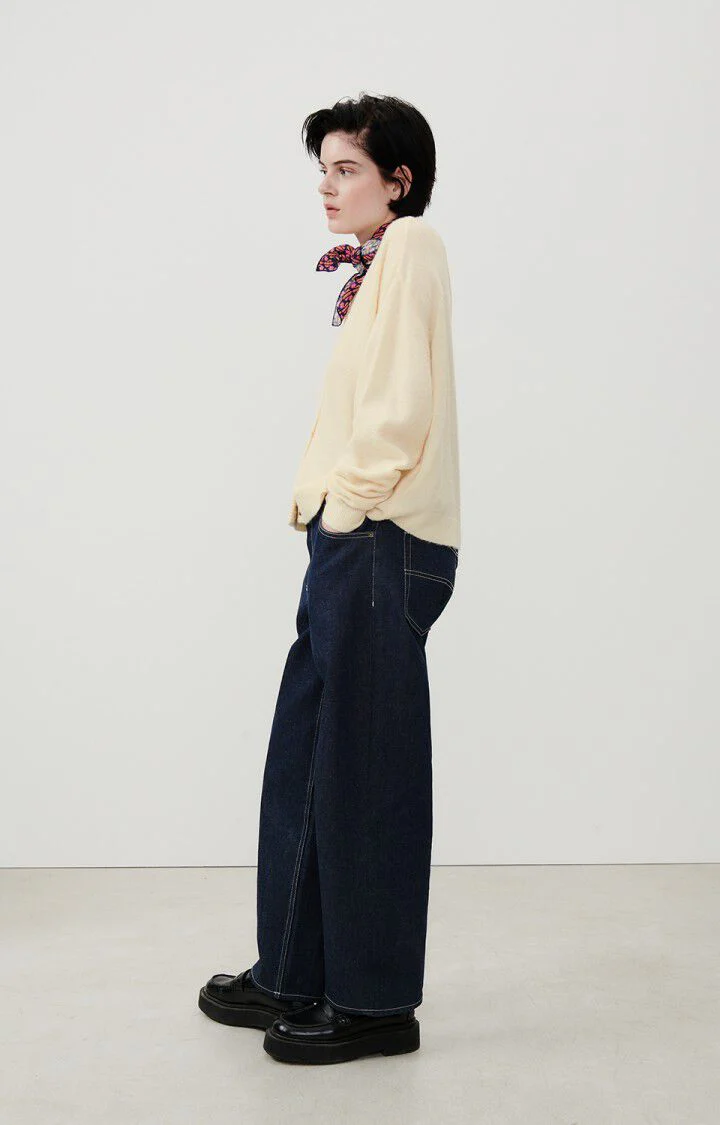 American Vintage | Damsville Oversized Button-Up Cardigan - Pannacotta - Image 3