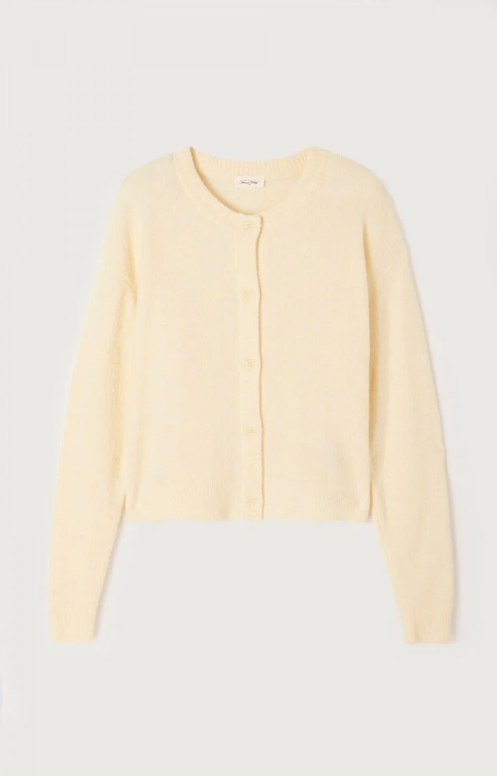 American Vintage | Damsville Oversized Button-Up Cardigan - Pannacotta - Image 6