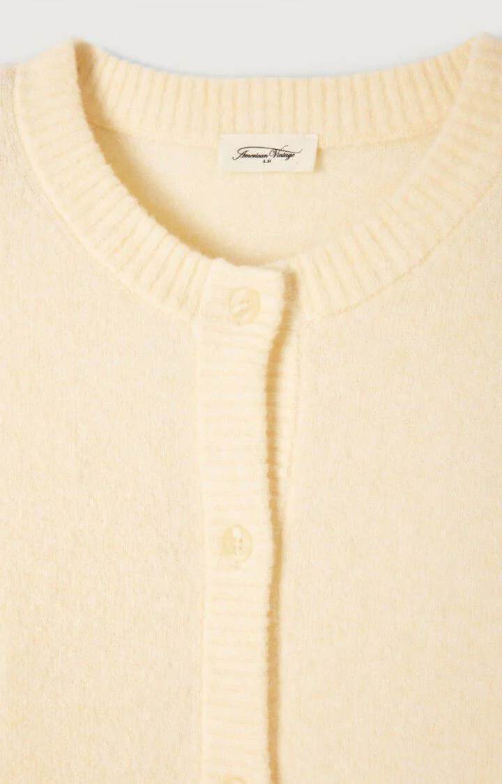 American Vintage | Damsville Oversized Button-Up Cardigan - Pannacotta - Image 7