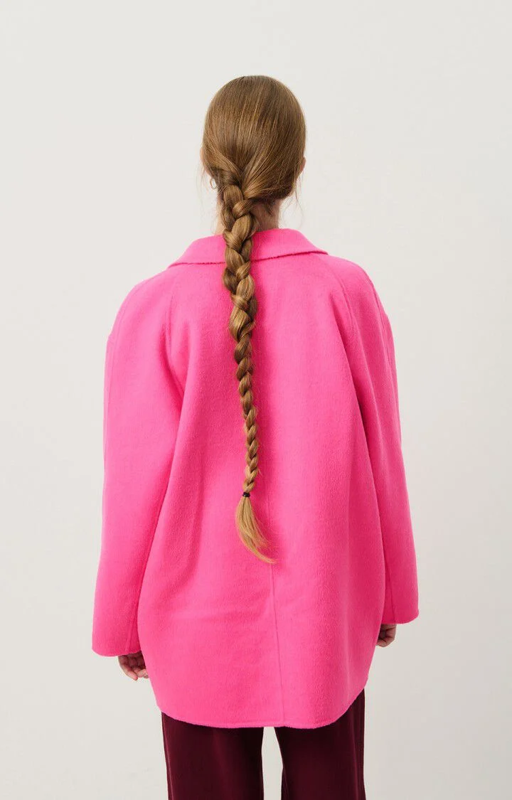American Vintage | Dadoulove Cropped Coat - Rose-Fluo - Image 2