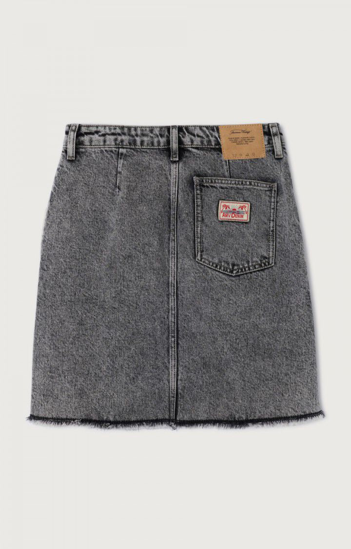 American Vintage | Denim Skirt - Grey Salt-An Wash Grey-Salt-An - Image 3