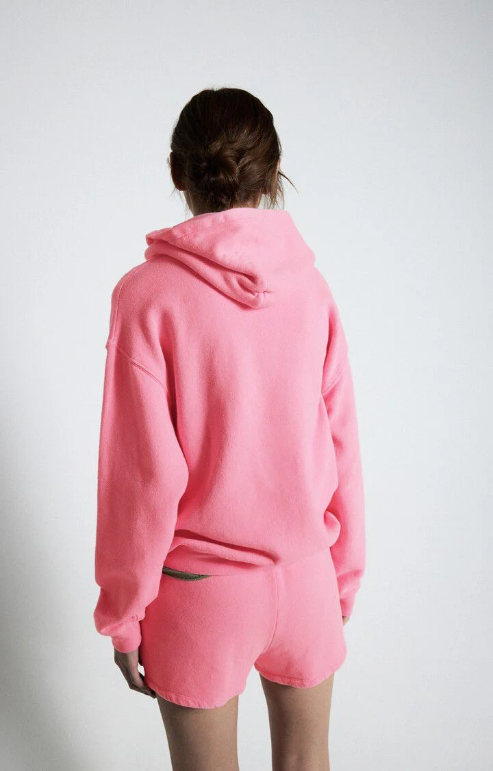 American Vintage | Washed Rose Relaxed Fit Hoodie Rose-Vintage - Image 2