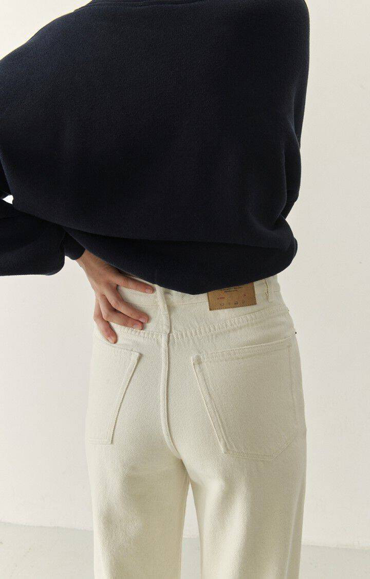 American Vintage | High-Rise Straight Jeans Ecru - Image 6