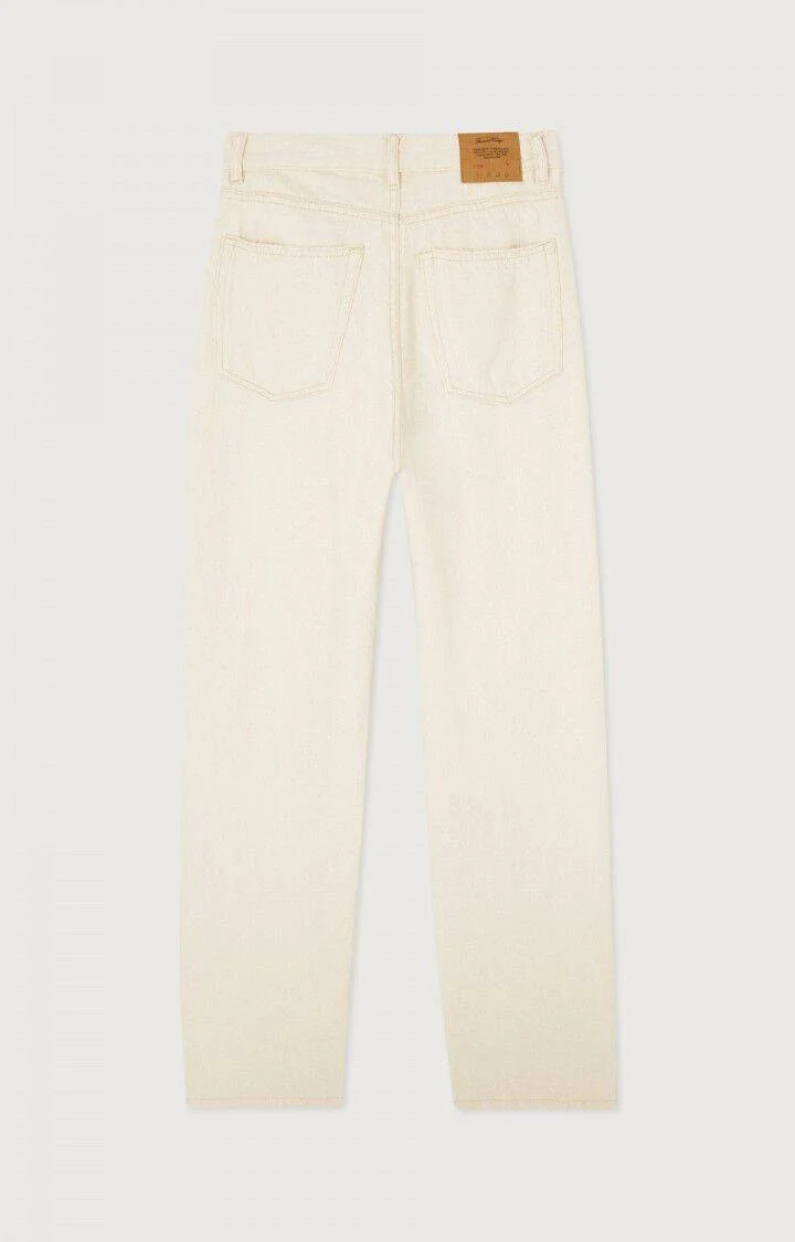 American Vintage | High-Rise Straight Jeans Ecru - Image 8