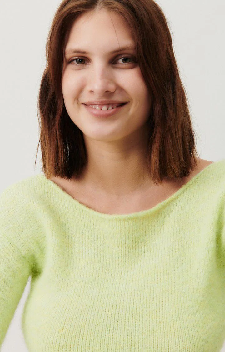 American Vintage | East Boatneck Pullover - Lime-Chine - Image 5
