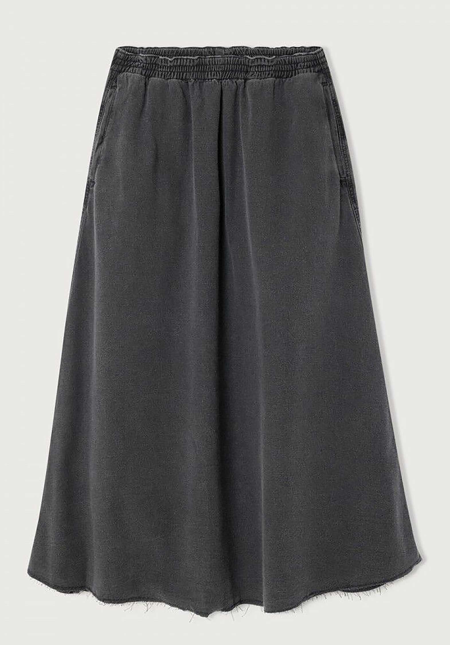 American Vintage | Jazy Long Denim Skirt - Faded Black