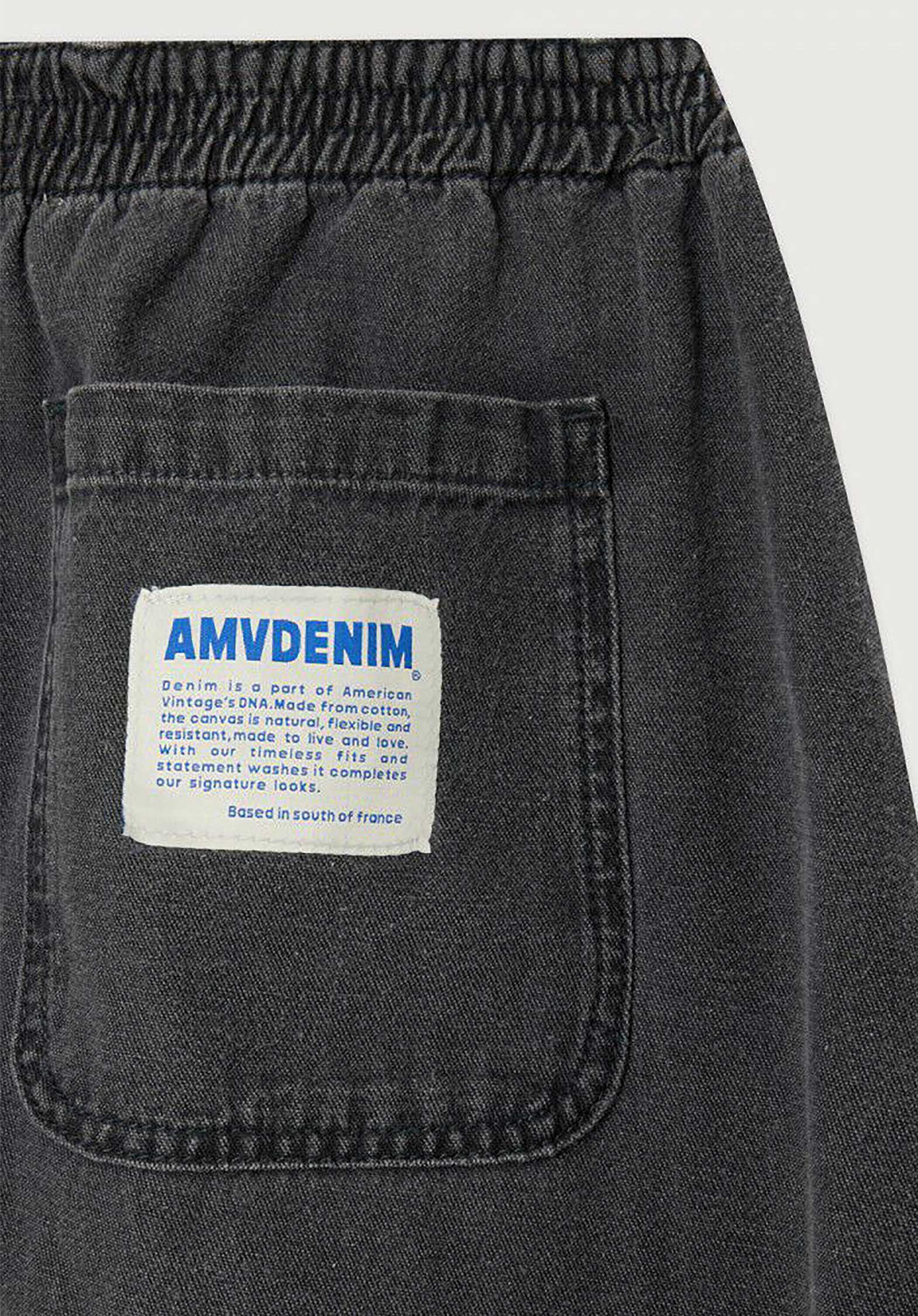 American Vintage | Jazy Long Denim Skirt - Faded Black - Image 2