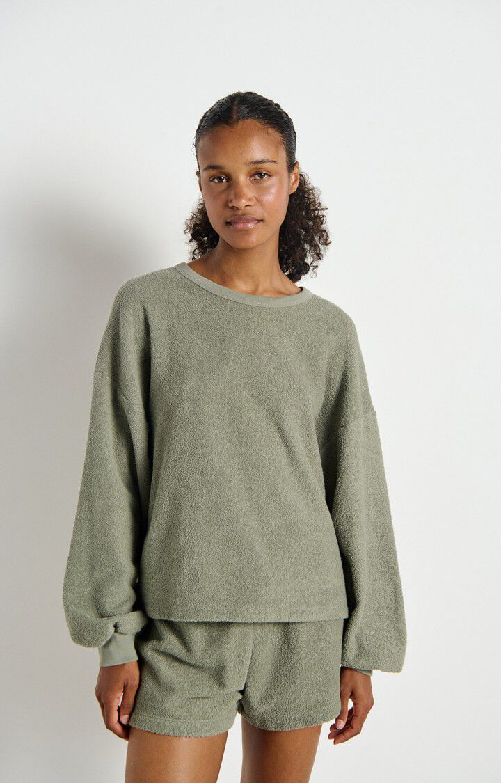 American Vintage | Relaxed Cotton Sweatshirt - Argile