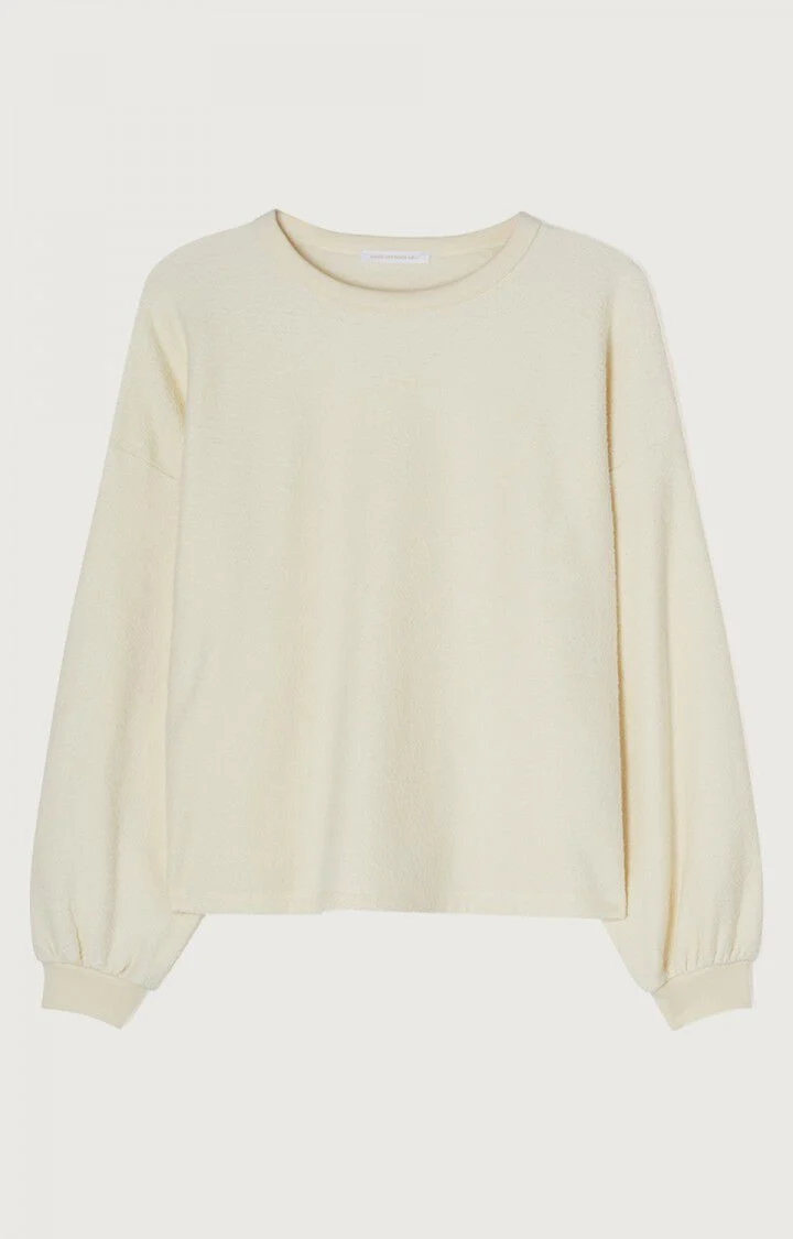 American Vintage | Bobypark Oversized Bouclé Sweatshirt - Ecru - Image 6
