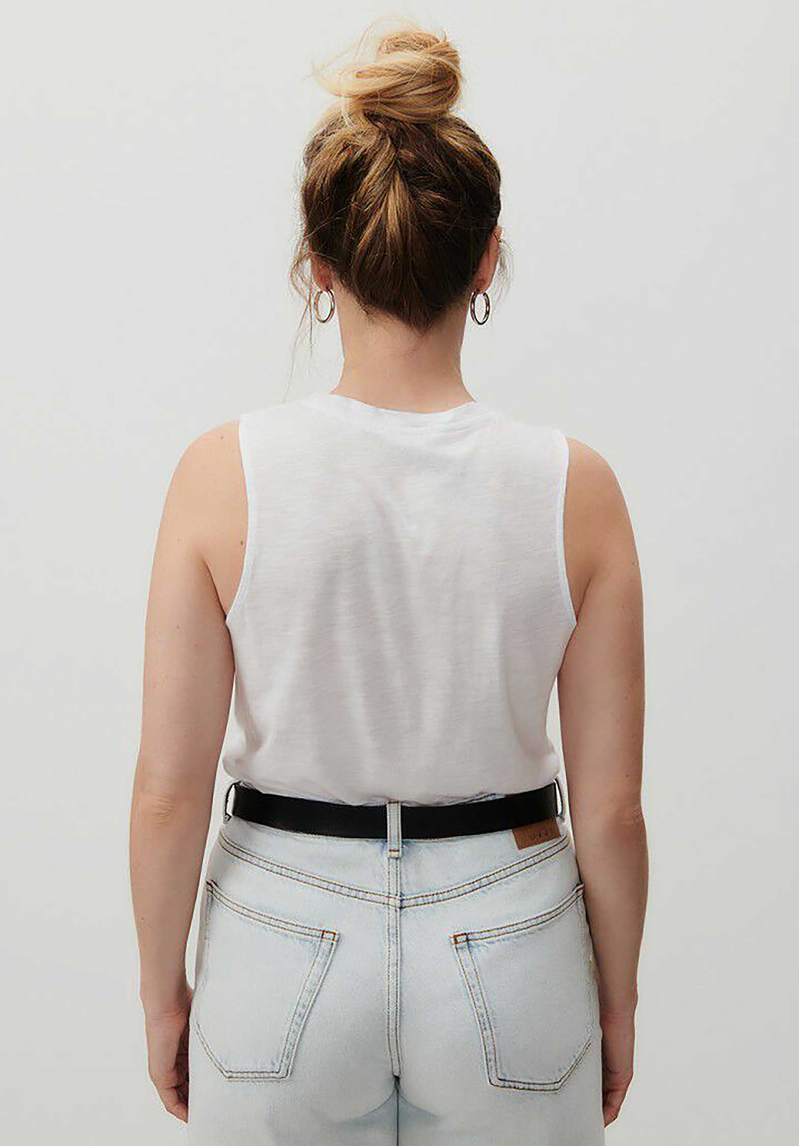 American Vintage | Jacksonville Cotton-Viscose Tank Top - White - Image 4