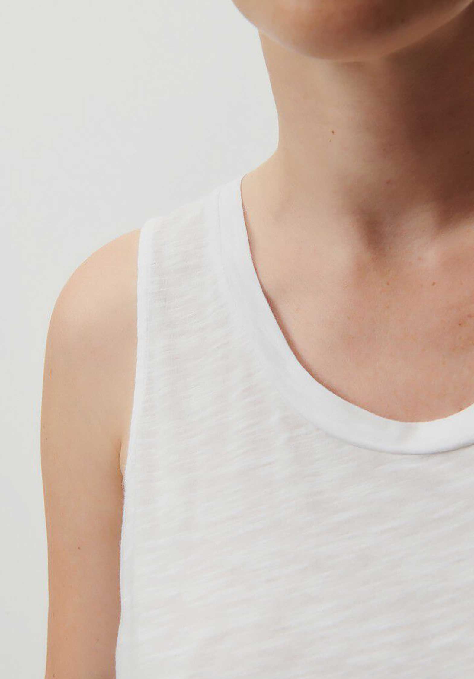 American Vintage | Jacksonville Cotton-Viscose Tank Top - White - Image 5