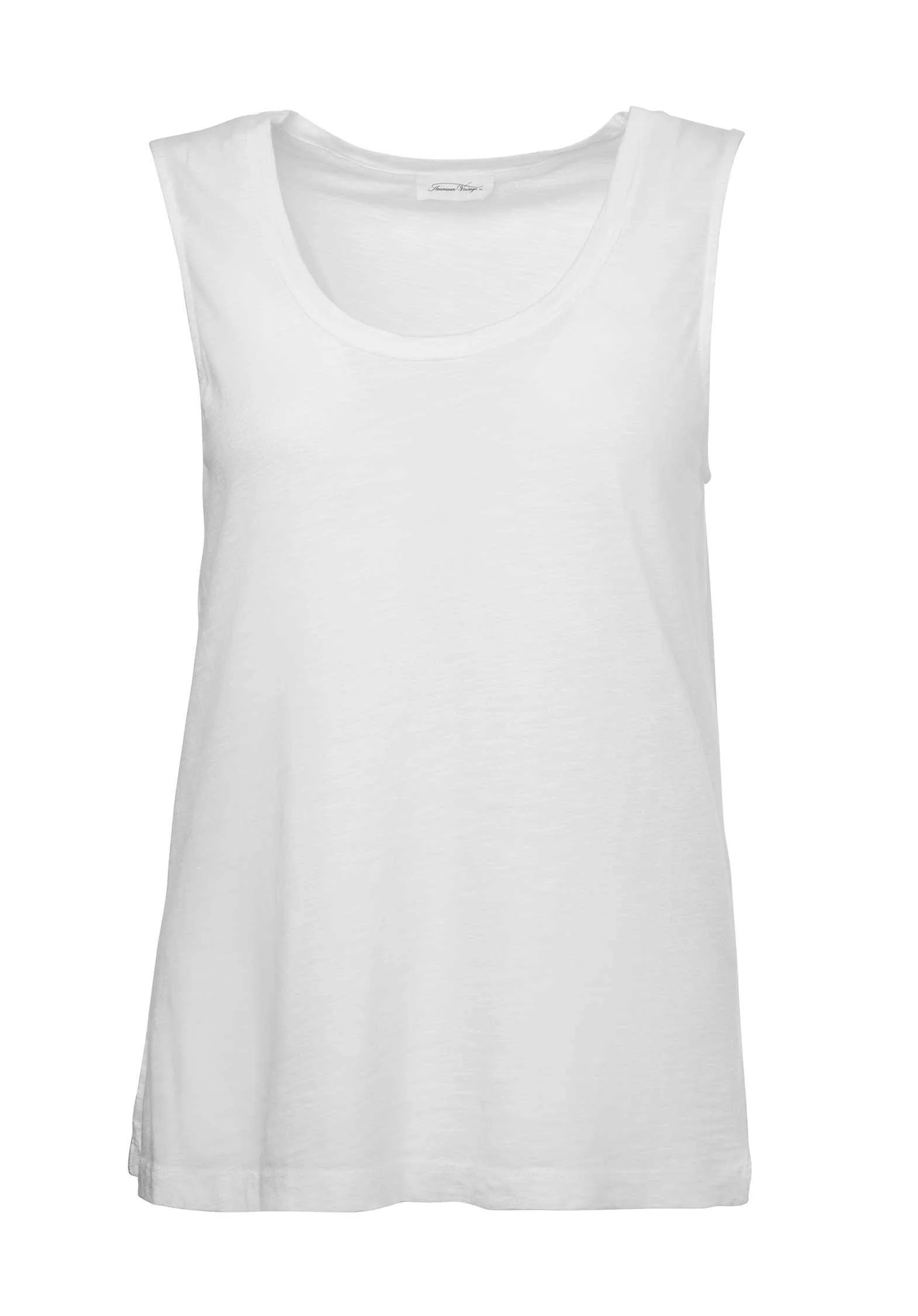 American Vintage | Jacksonville Cotton-Viscose Tank Top - White - Image 9