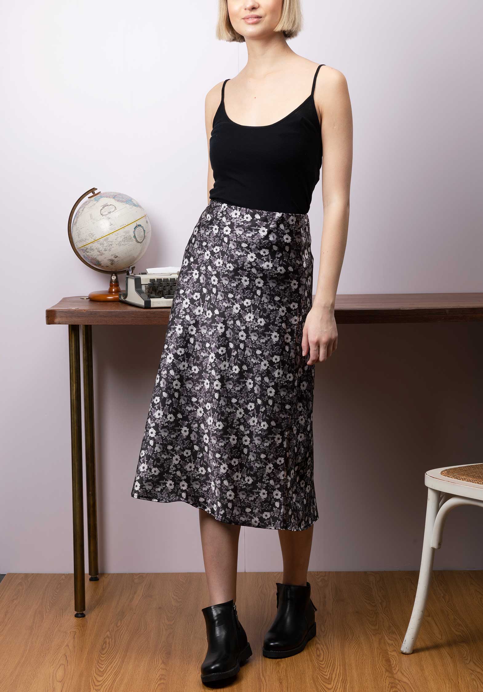 American Vintage | Supima Cotton Tank Top - Sheer Layering Essential Noir - Image 5