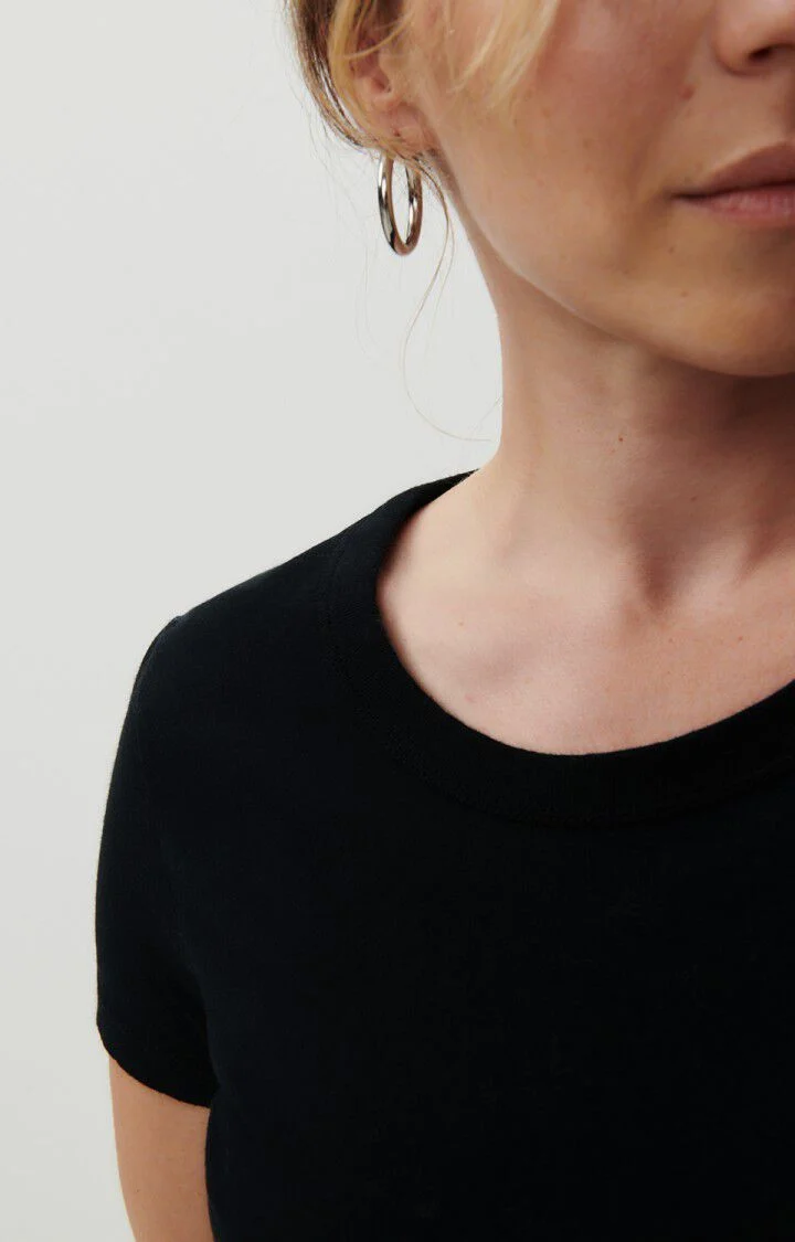 American Vintage | Slim Fit Cotton T-Shirt - Black - Image 5