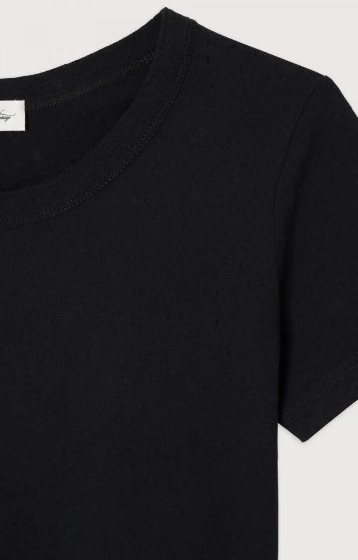 American Vintage | Slim Fit Cotton T-Shirt - Black - Image 7