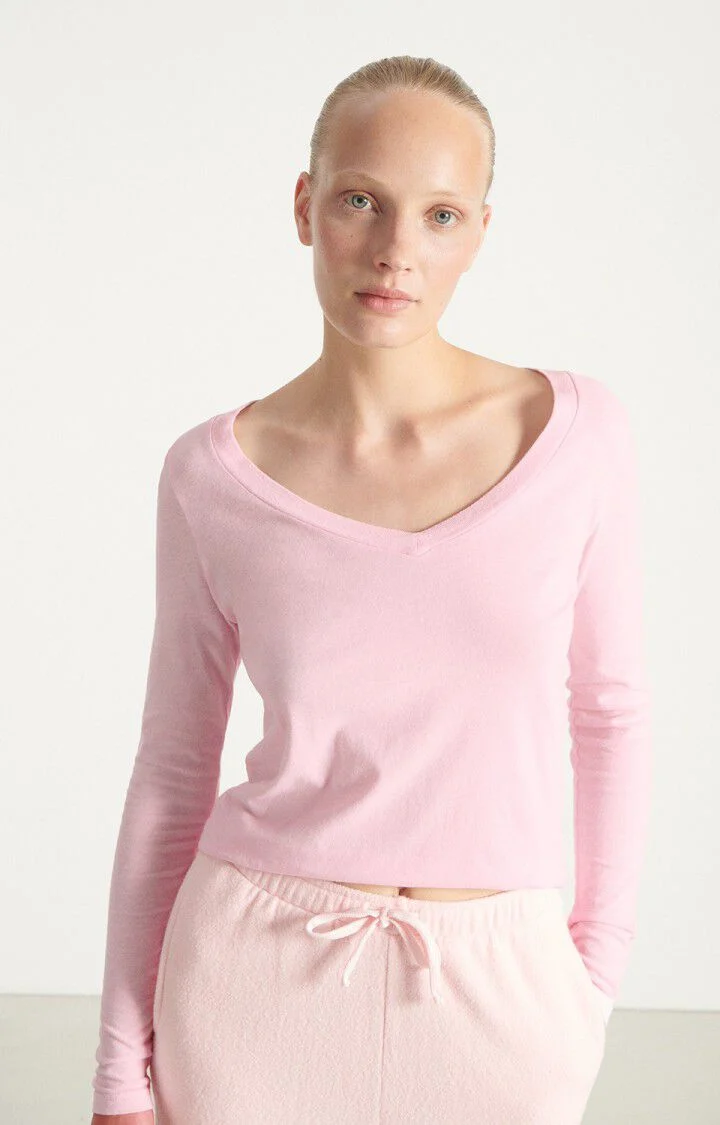 American Vintage | Cherry Blossom Crewneck T-Shirt Fleur-De-Cerisier