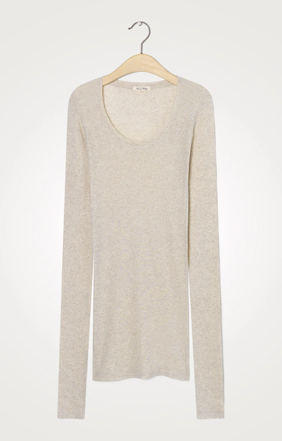 American Vintage | Massachusetts Long-Sleeve Tee - Creme-Chine - Image 4