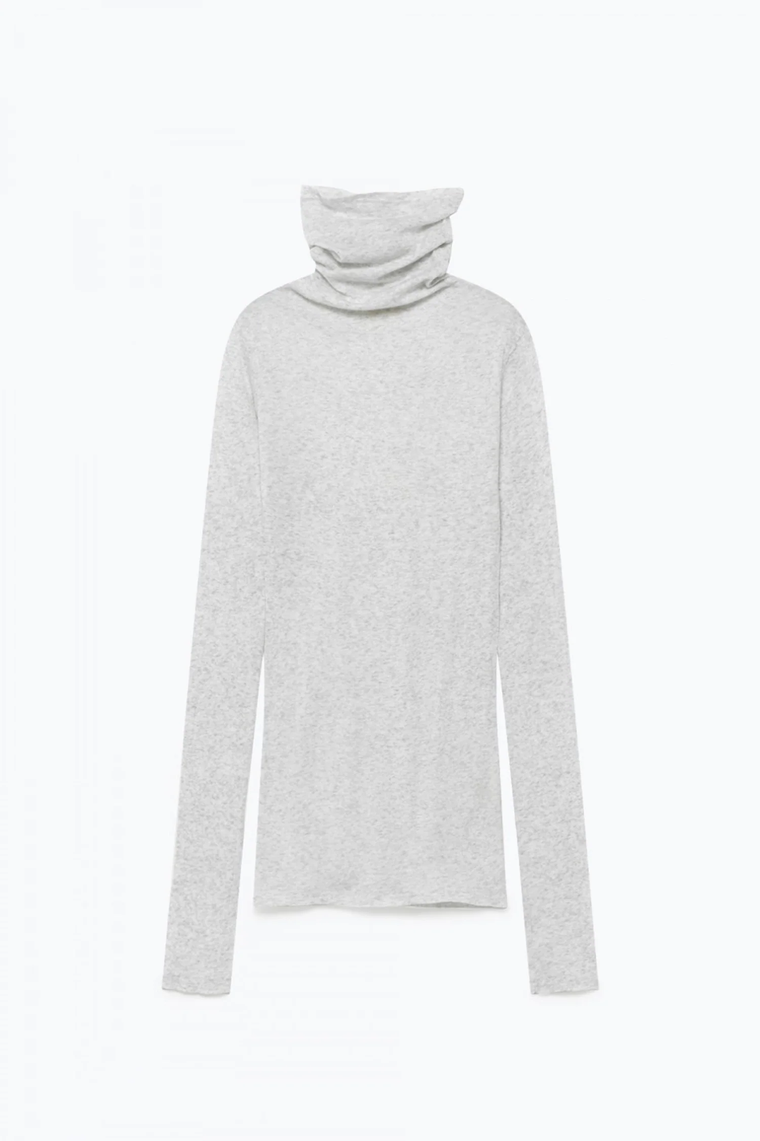 American Vintage | Massachusetts Long-Sleeved T-Shirt - Heather-Grey