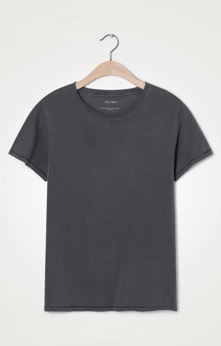 American Vintage | Swing Organic Cotton Tee - Round Neck Metal