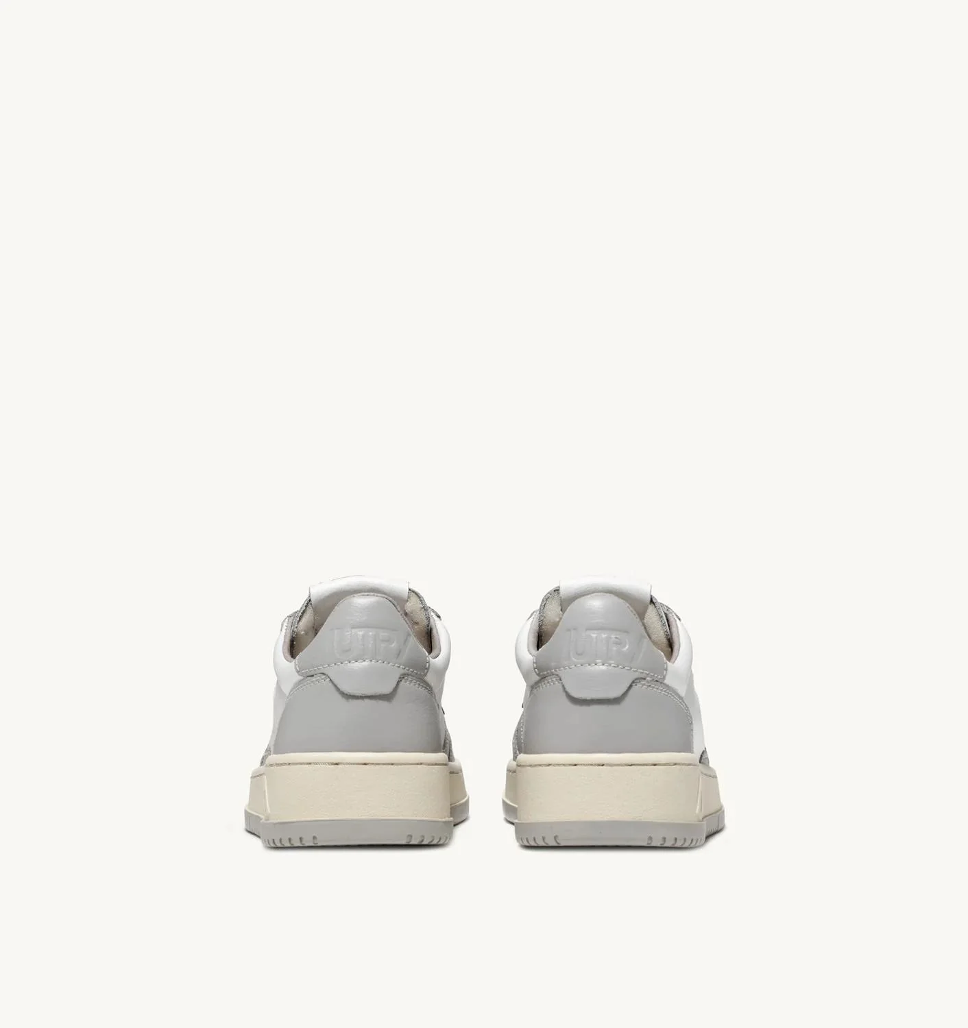 Autry | Medalist Low Sneaker - White & Vapor Leather White-Vapor - Image 3