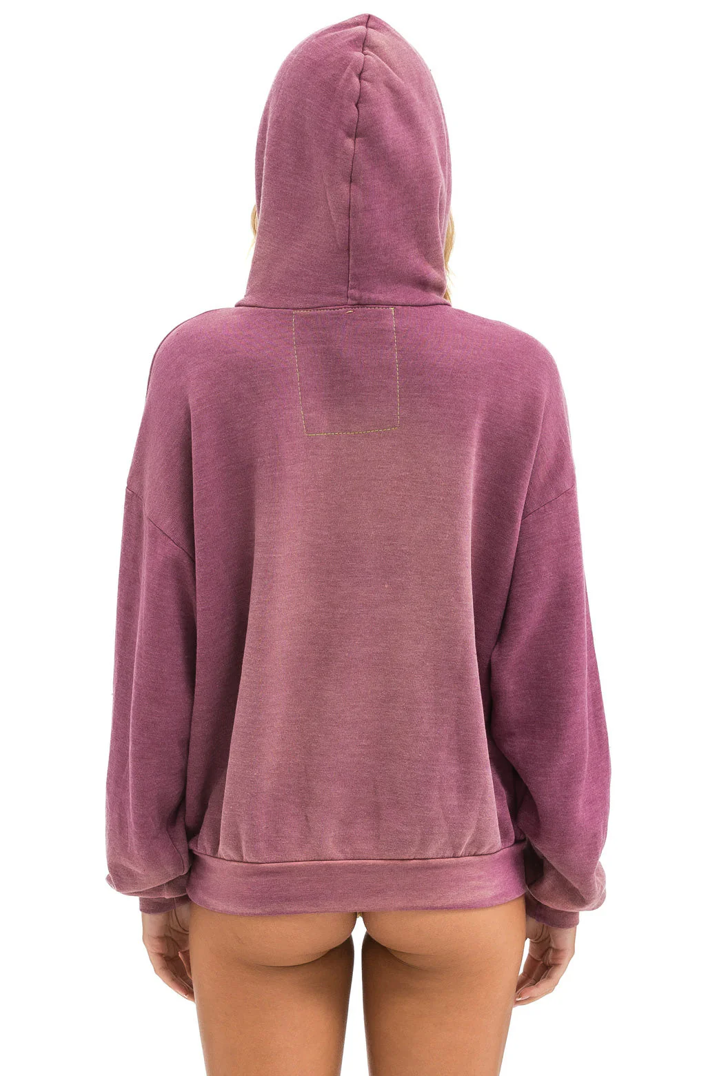 Aviator Nation | Vintage Logo Hoodie Faded-Berry - Image 4