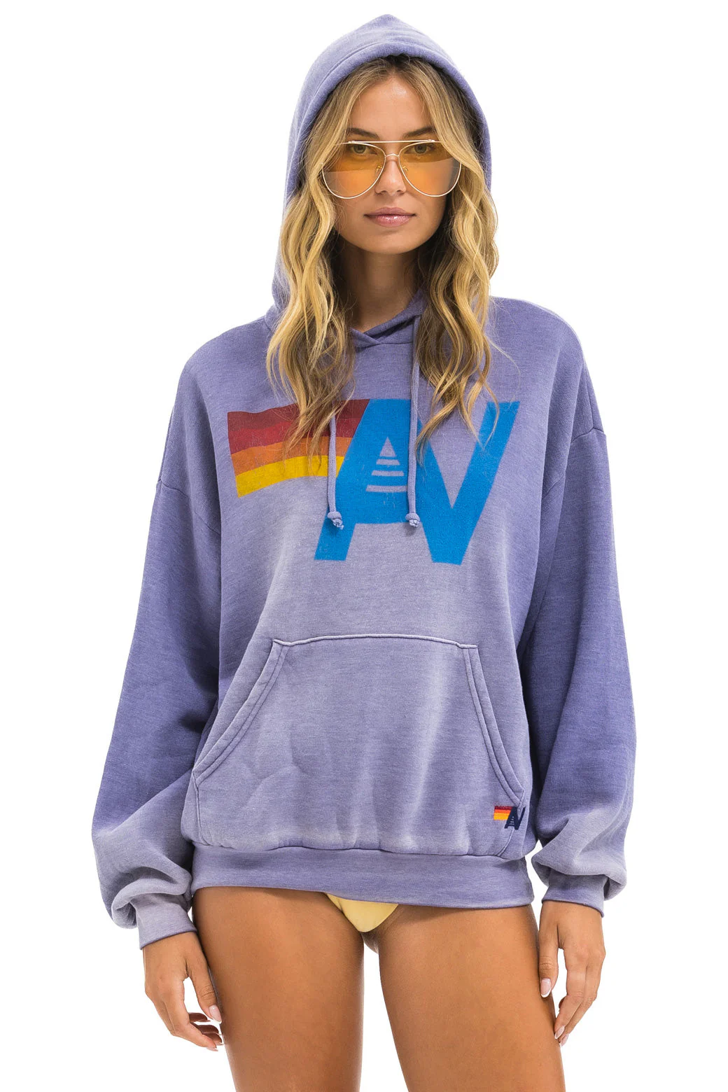 Aviator Nation | Vintage Logo Hoodie Faded-Grape
