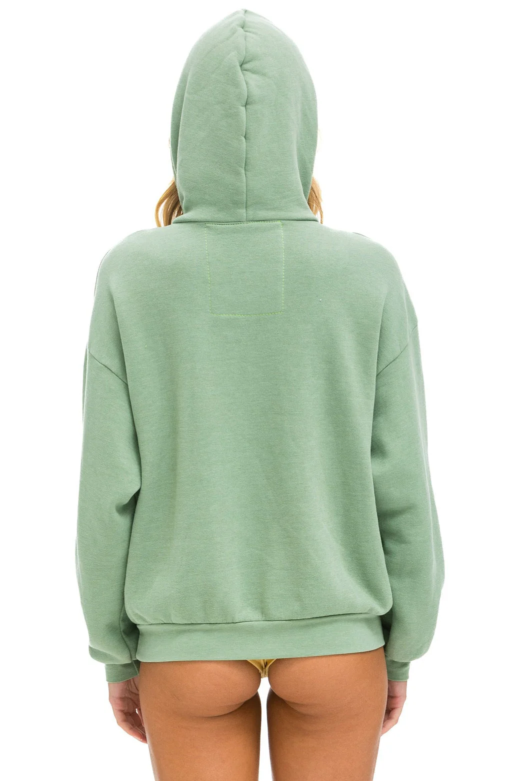 Aviator Nation | Hoodie Hdprxstlo - Vintage Wash Pullover Sage - Image 4