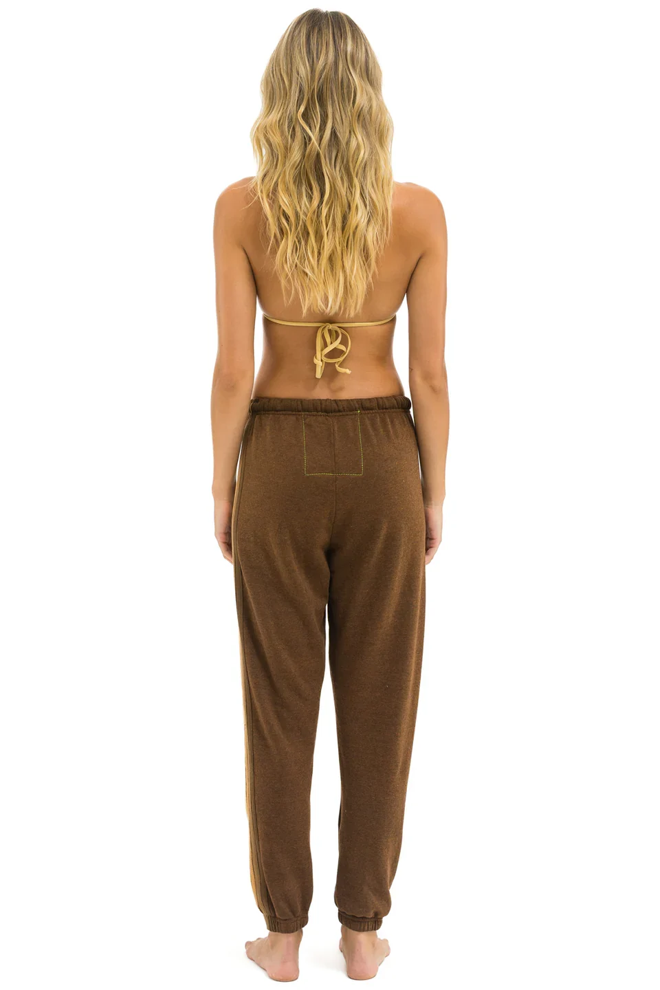 Aviator Nation | 5-Stripe Sweatpants - Chocolate-Espresso - Image 4