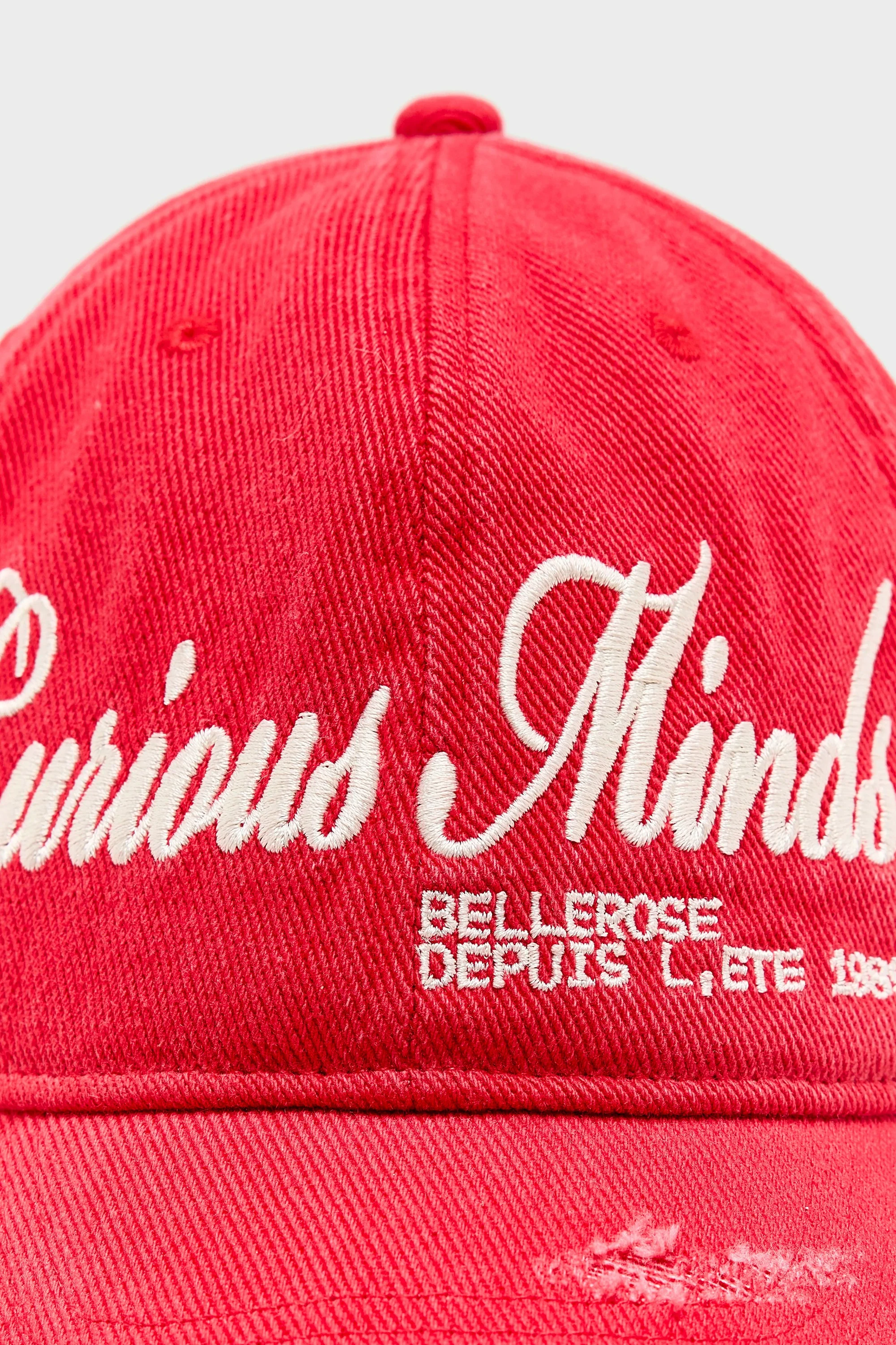Bellerose | Embroidered Cotton Bucket Hat - Poppy - Image 4