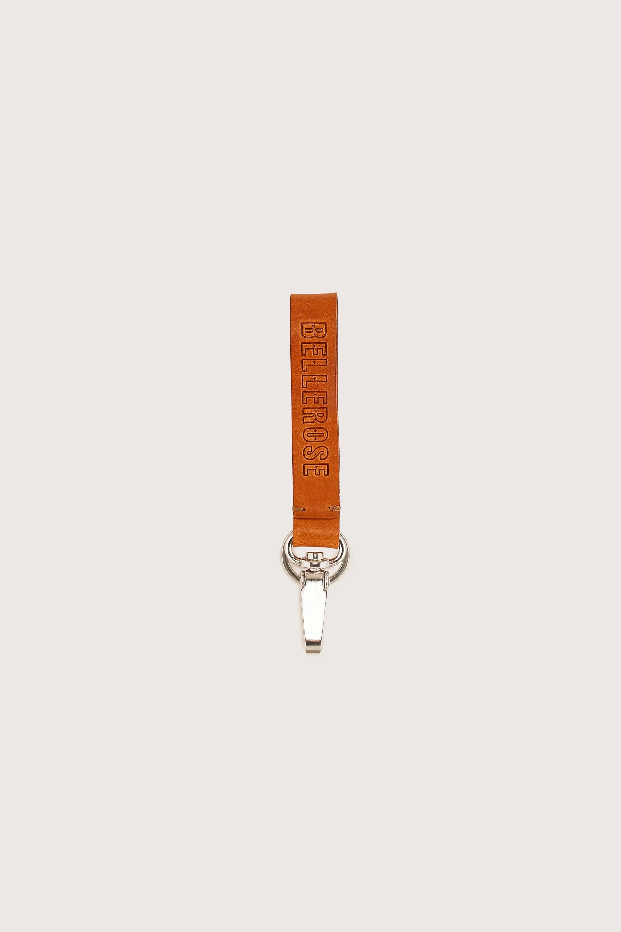 Bellerose | Key Charm Saney in Leather with Silver Stars Cognac - Image 2