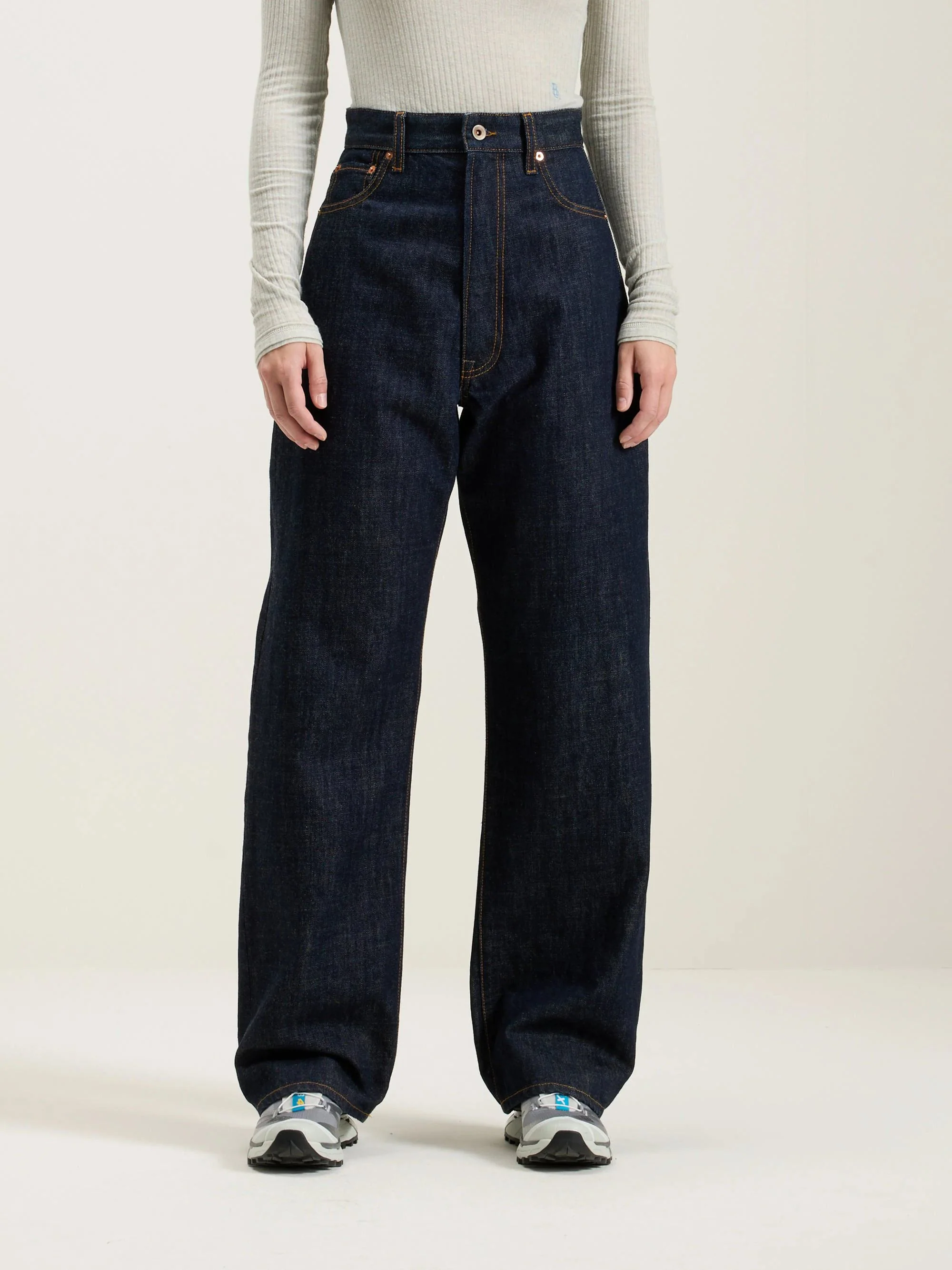 Bellerose | Pants 46 Kurt - Denim Wide Leg Rinse - Image 2
