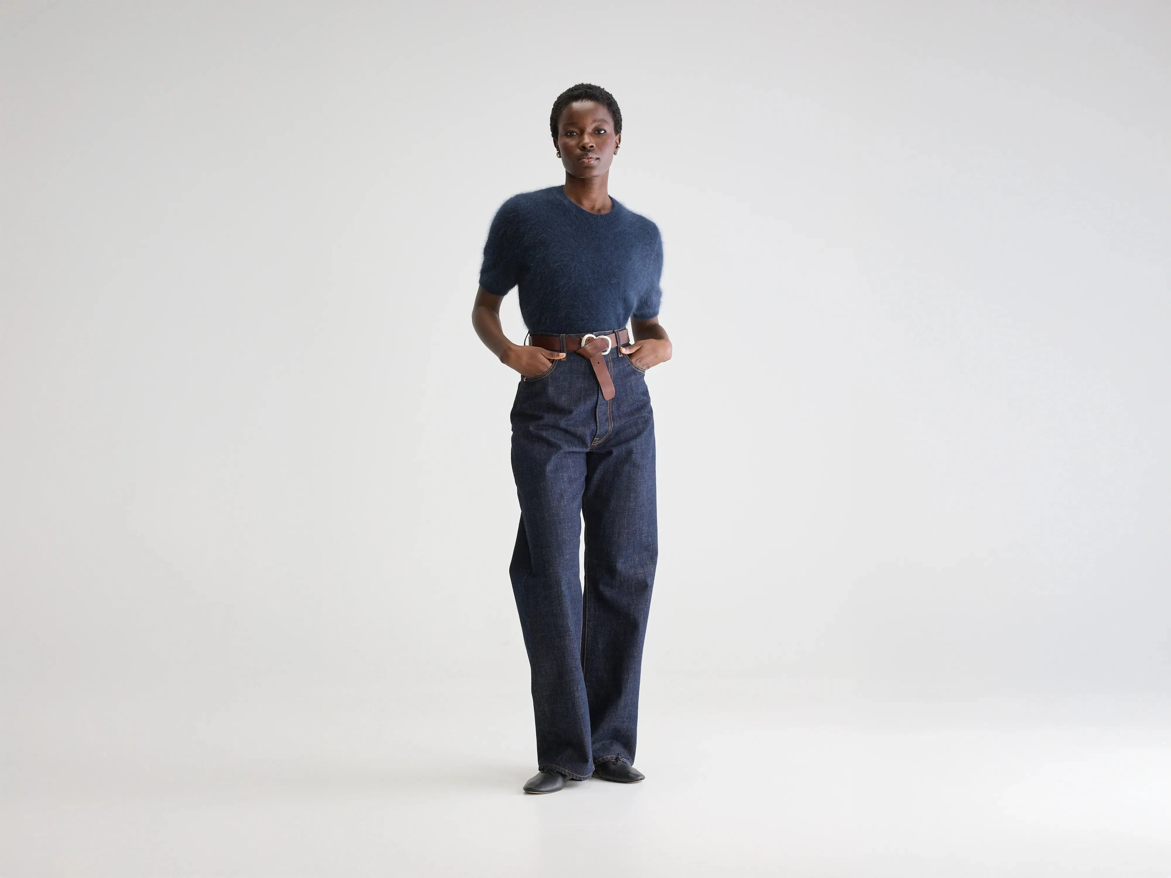 Bellerose | Pants 46 Kurt - Denim Wide Leg Rinse - Image 4
