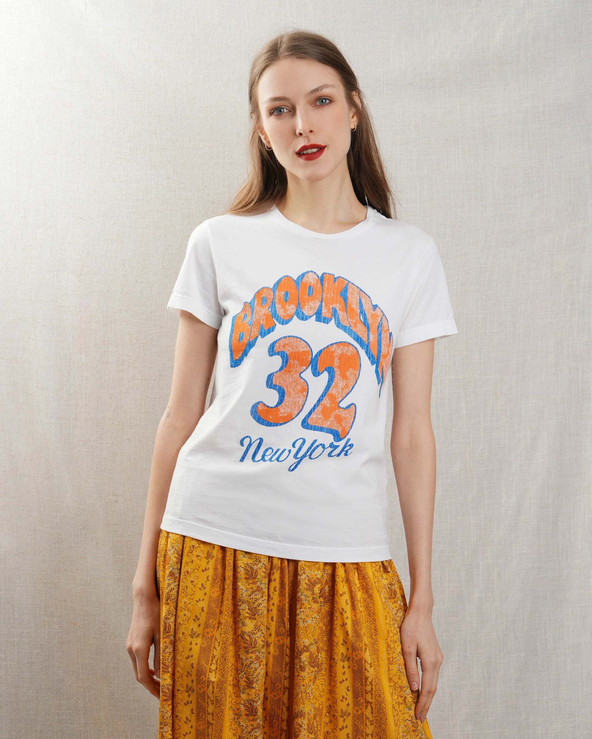 Bowery | Brooklyn 32 Vintage Graphic Sweatshirt - White