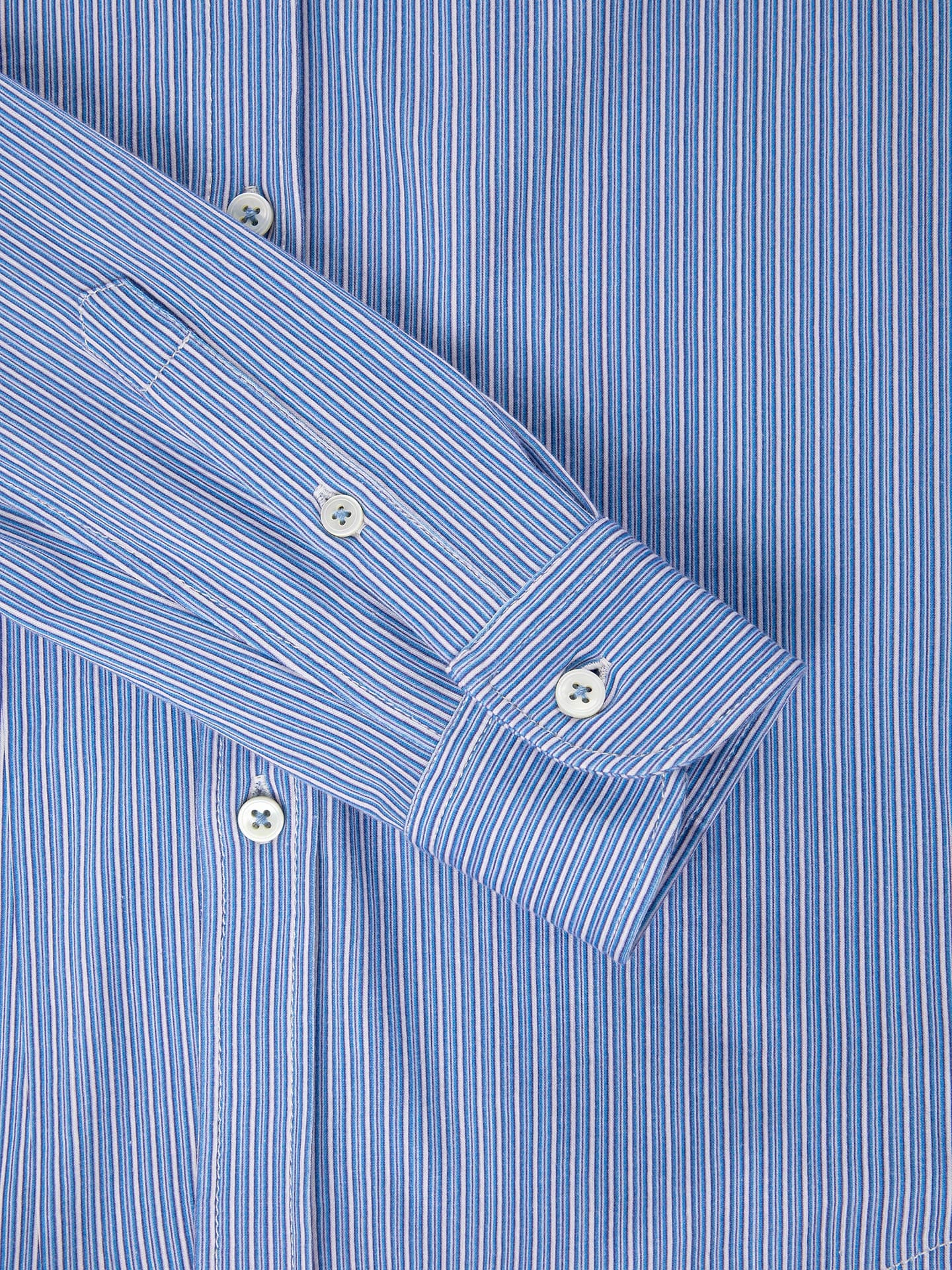 Women's Button-Down Shirt 100% Cotton Poplin - Mint Leaf Candid - Image 2