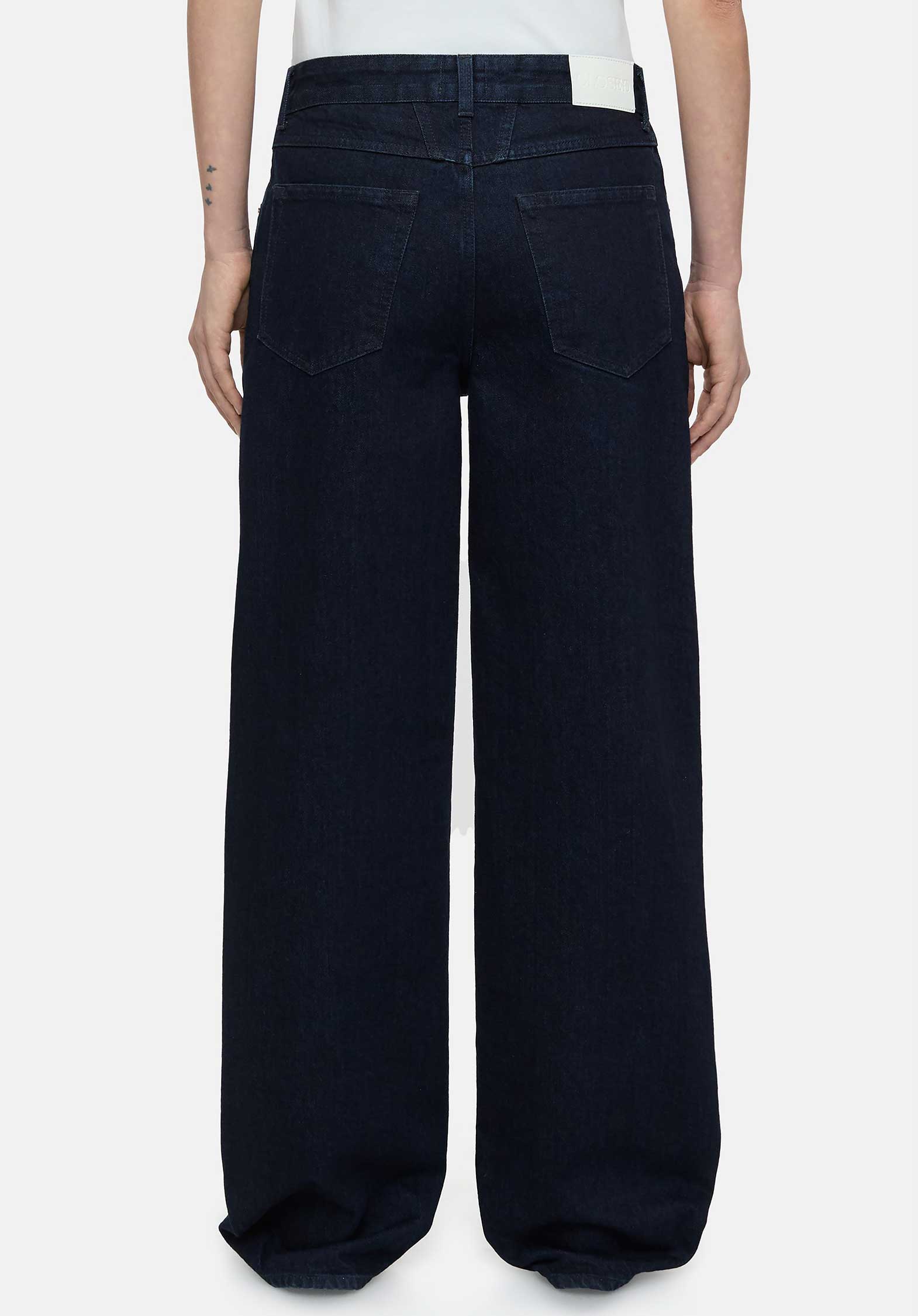 Closed | Nikka Wide Leg Jean - Denim Dark-Blue - Image 3