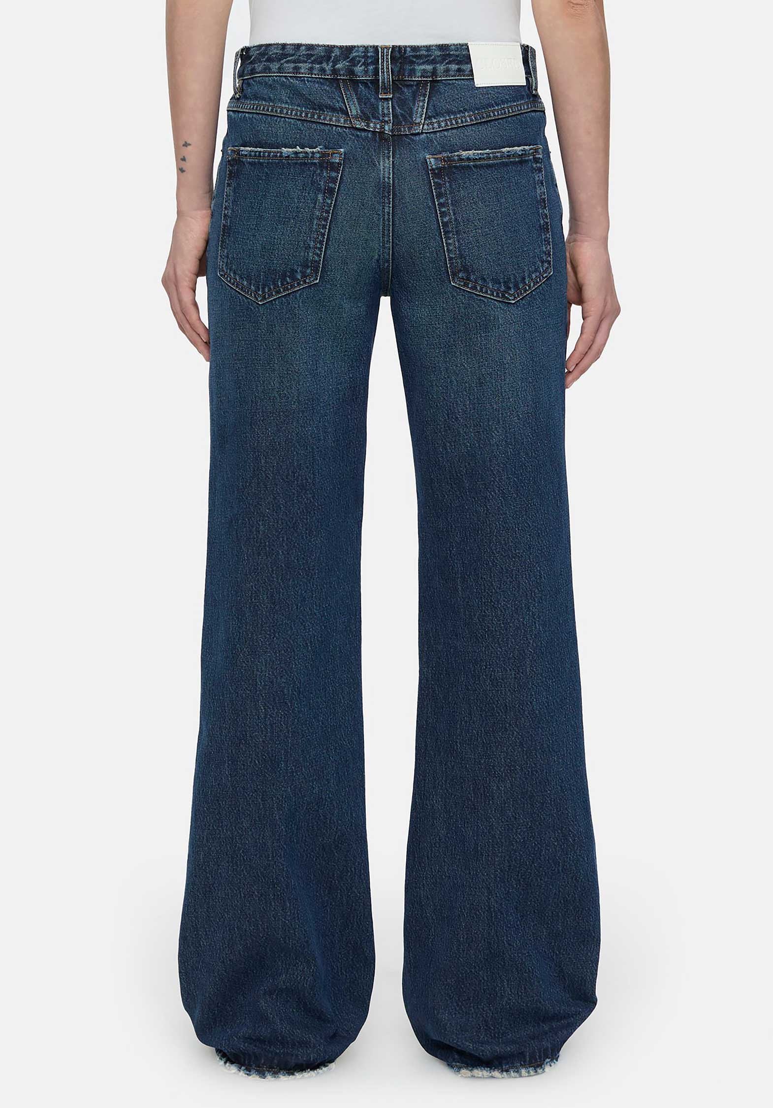 Closed | Gillan Straight-Leg Jean - Regenerative Cotton Dark-Blue - Image 3