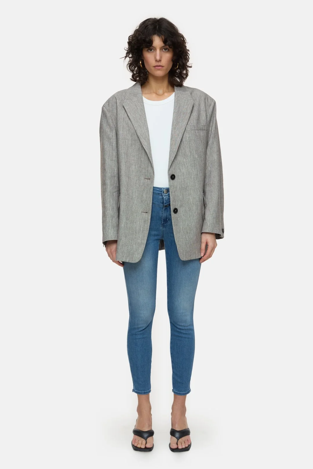 Closed | Baker Low-Rise Skinny Jeans Mid-Blue