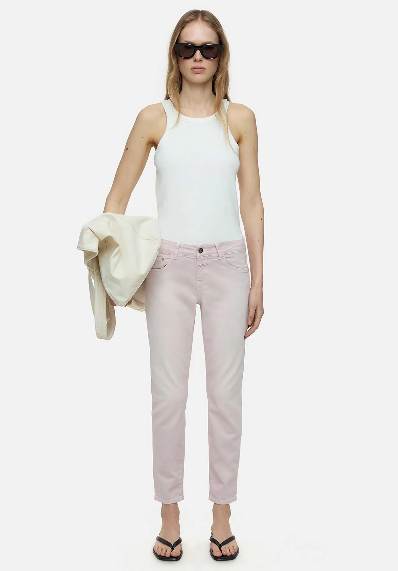 Closed | Baker Slim Fit Jeans in - Cropped Denim Morning-Rose
