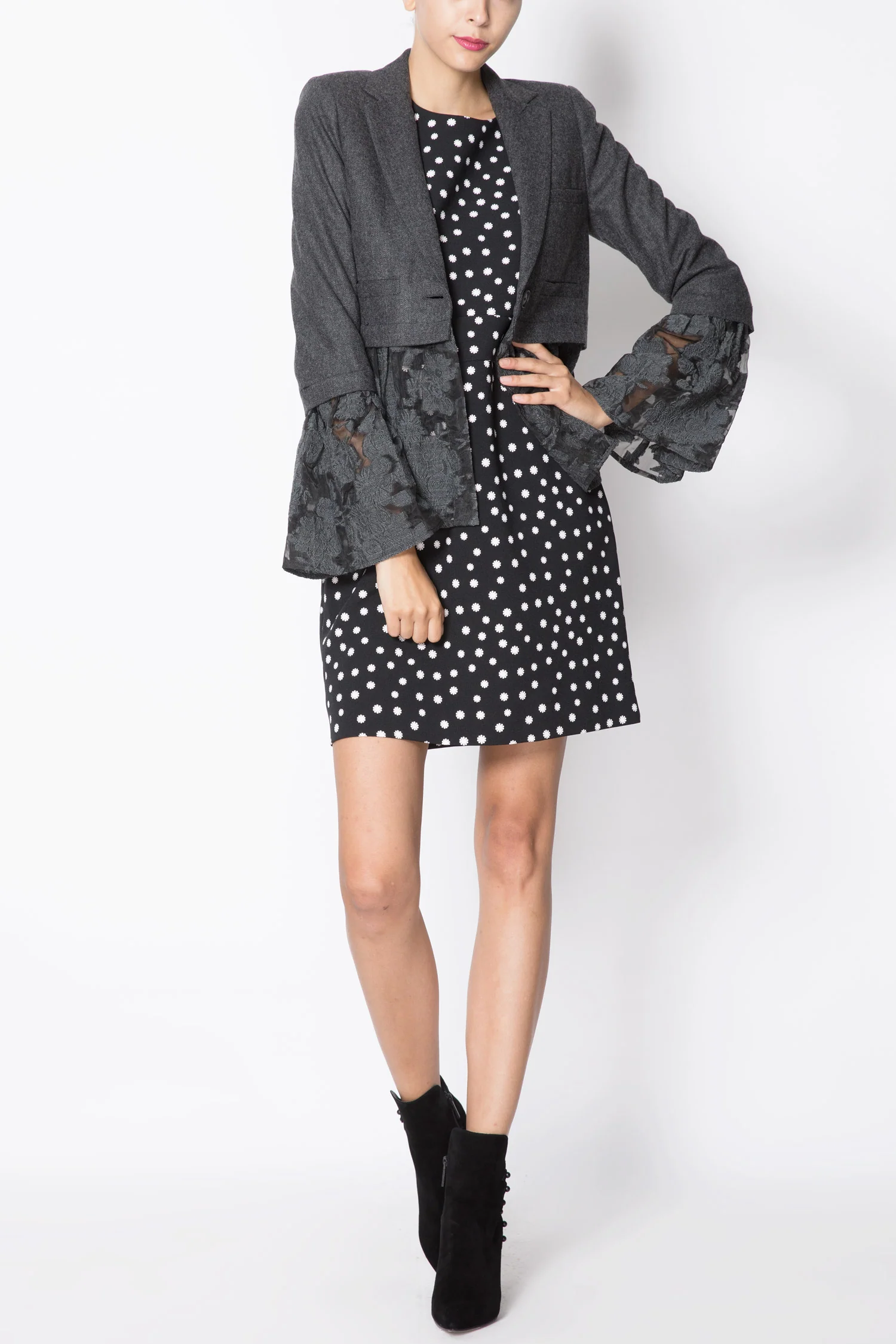 Essentiel Antwerp | Obtundo Floral Print Sleeveless Mini Dress - Image 5
