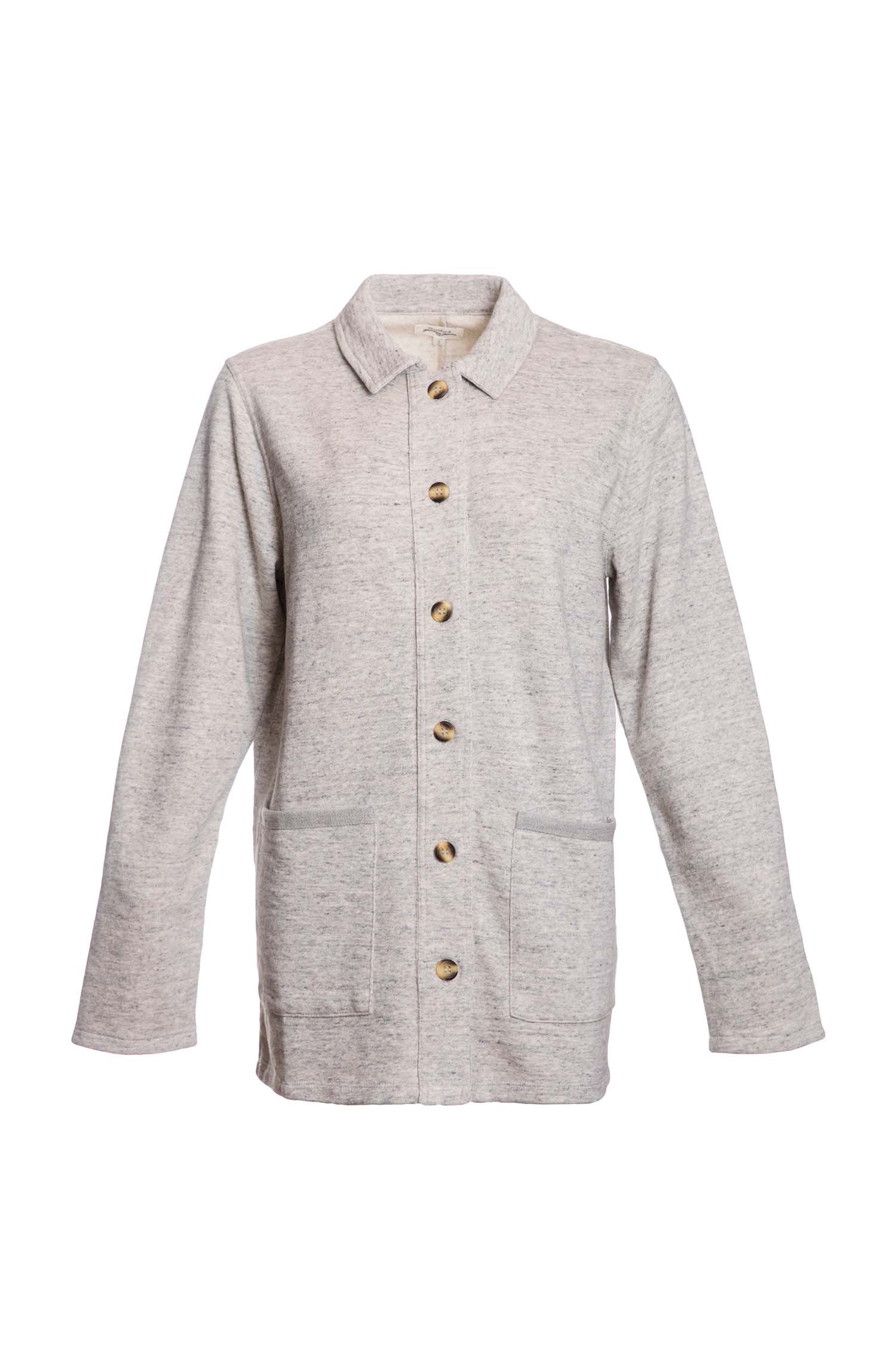 Hartford | Cotton Taylor Car Jacket - Boxy Grey Trench - Image 5