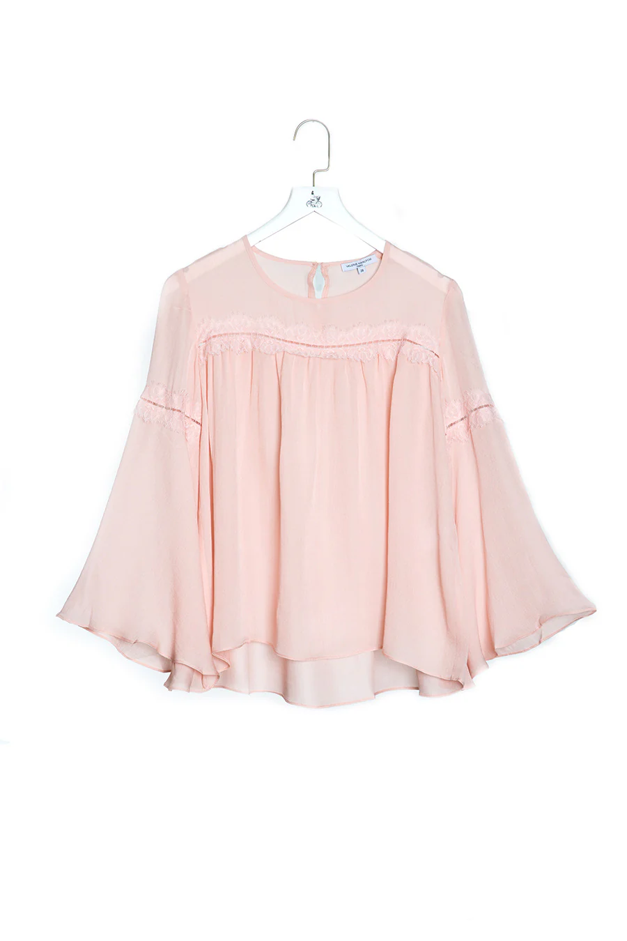 Valérie Khalfon | Crepe Top with Lace Trimming - Image 5