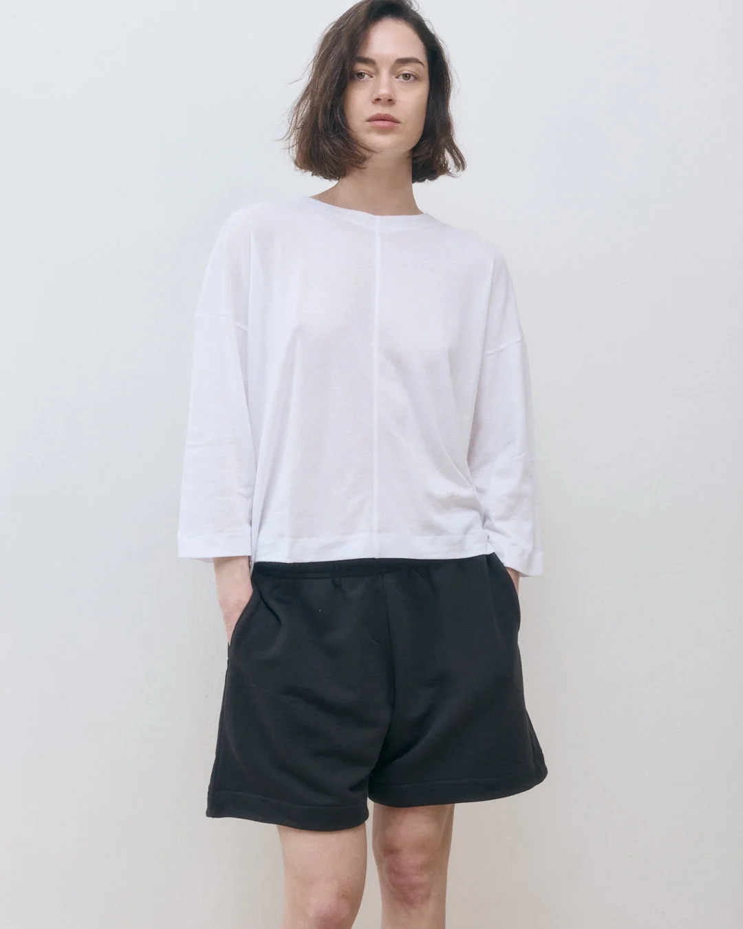 DE Base | Ada Blouse - Cloud Blend Cotton White - Image 3