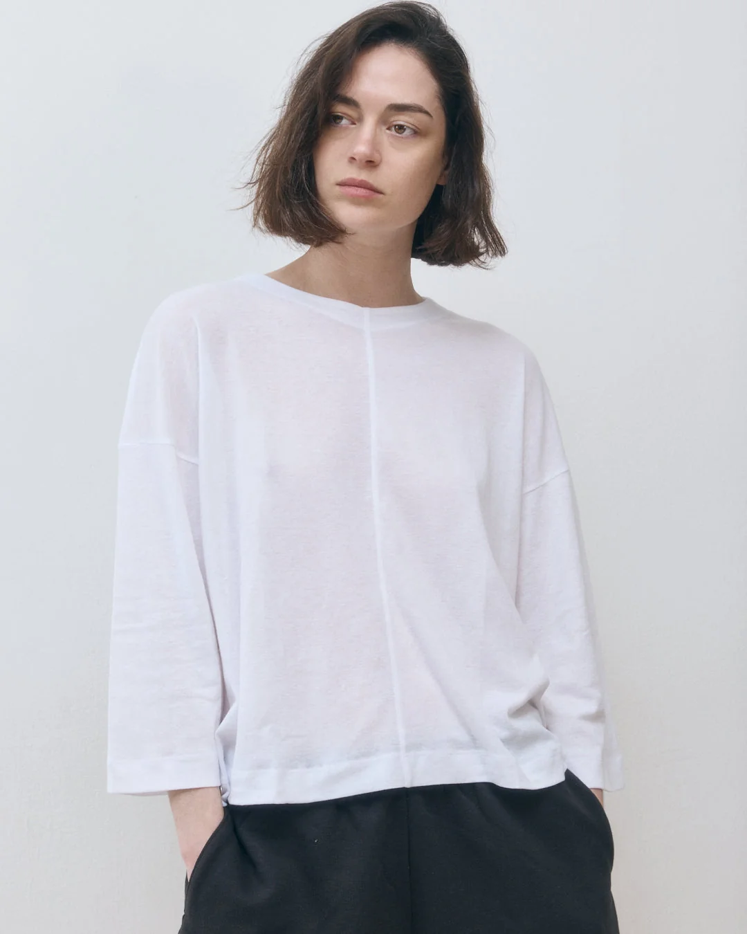 DE Base | Ada Blouse - Cloud Blend Cotton White - Image 6