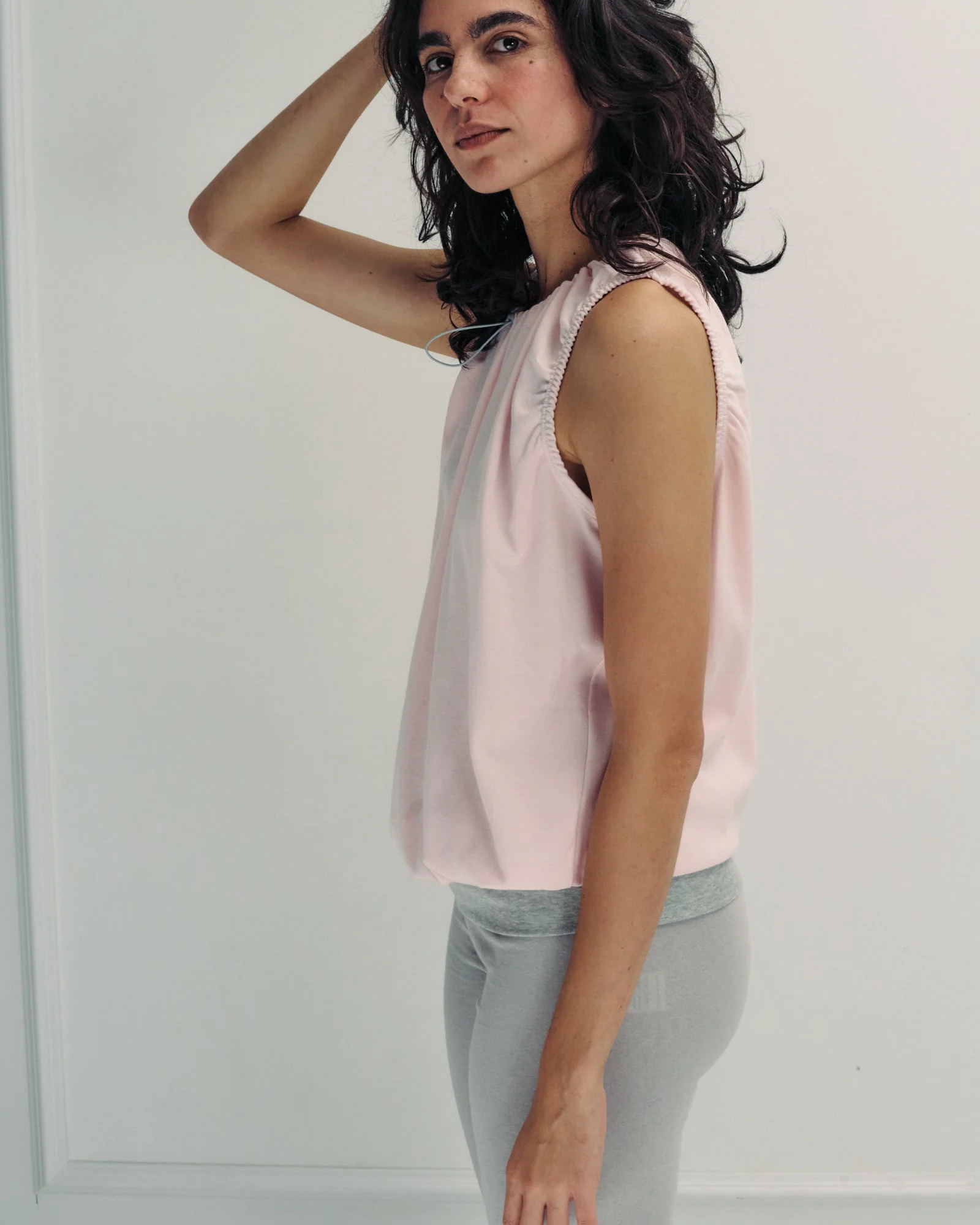 DE Base | Emma Blouse in Cotton Baby-Pink - Image 8