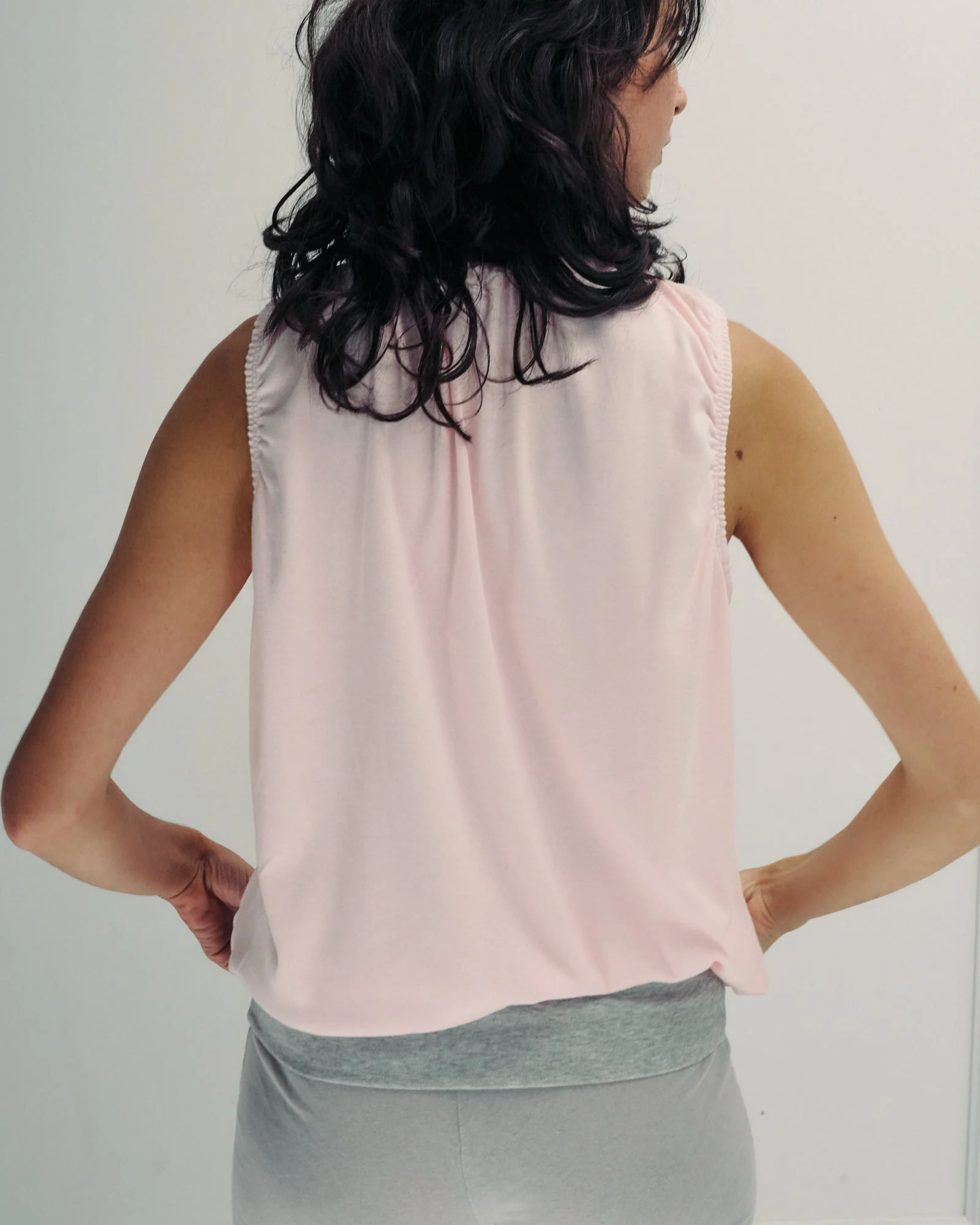 DE Base | Emma Blouse in Cotton Baby-Pink - Image 9