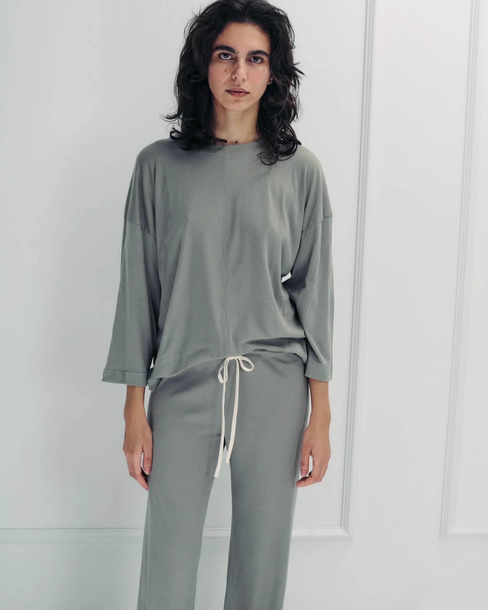 DE Base | Ruth Wide-Leg Pant - Chelsea-Grey - Image 3