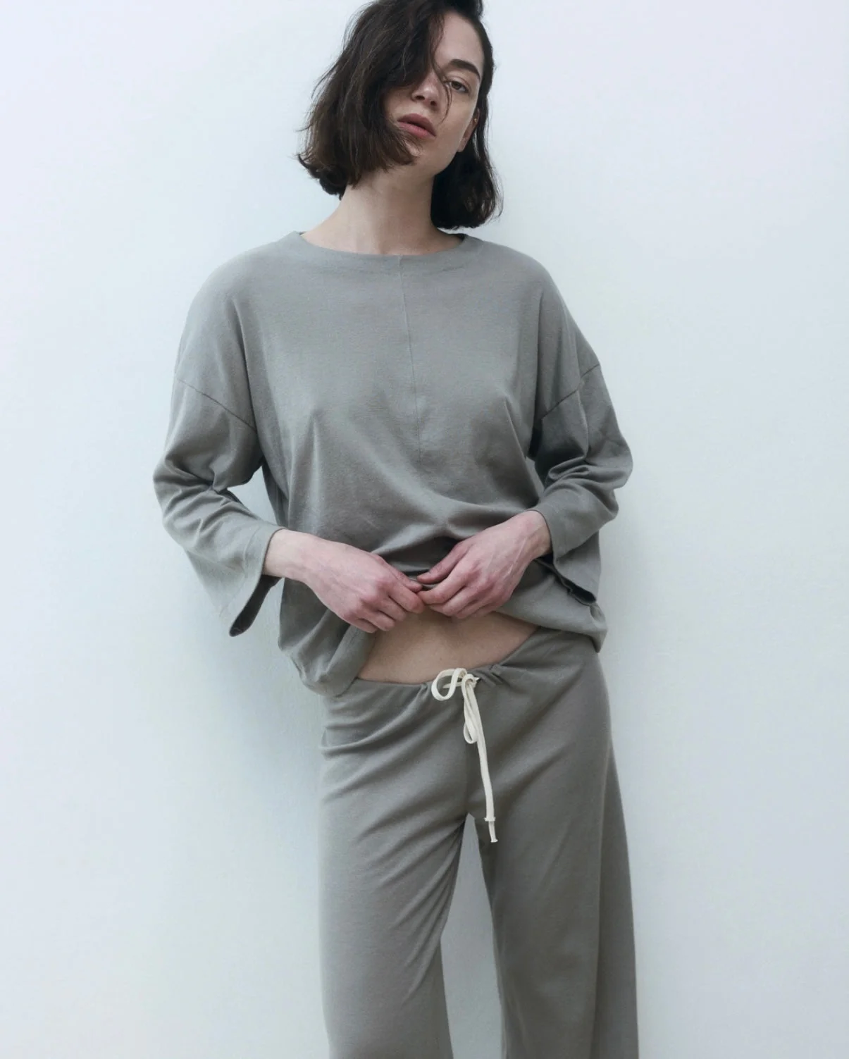 DE Base | Ruth Wide-Leg Pant - Chelsea-Grey - Image 6
