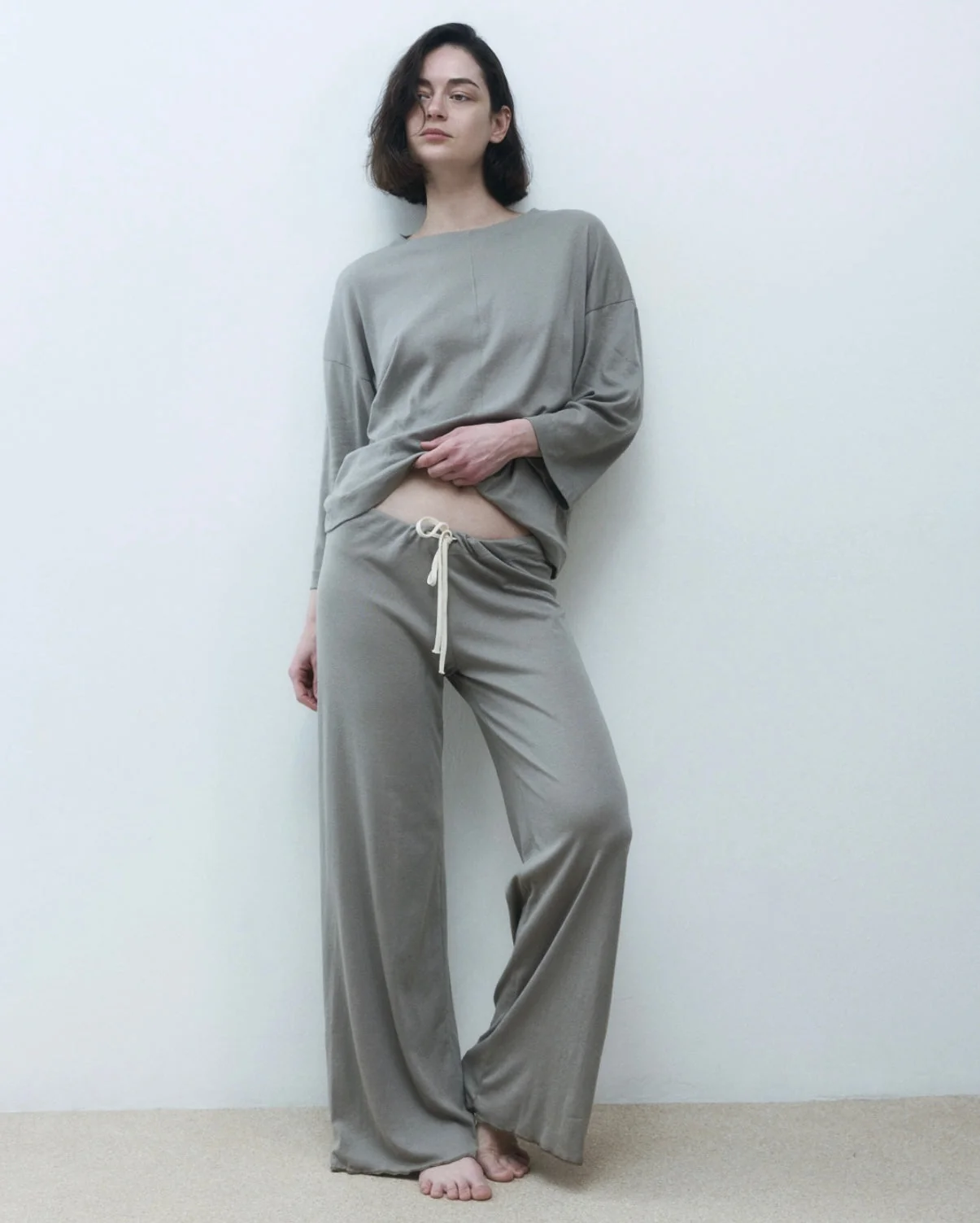DE Base | Ruth Wide-Leg Pant - Chelsea-Grey - Image 7